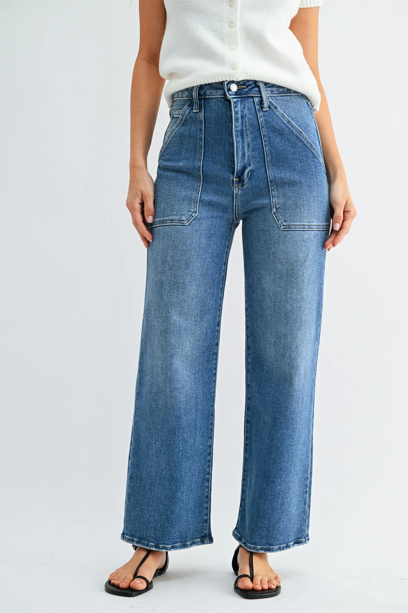 PTCL Ethical Clothing Jeans Women collection organic denim flat lay